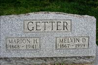 Getter, Melvin D. and Marion H